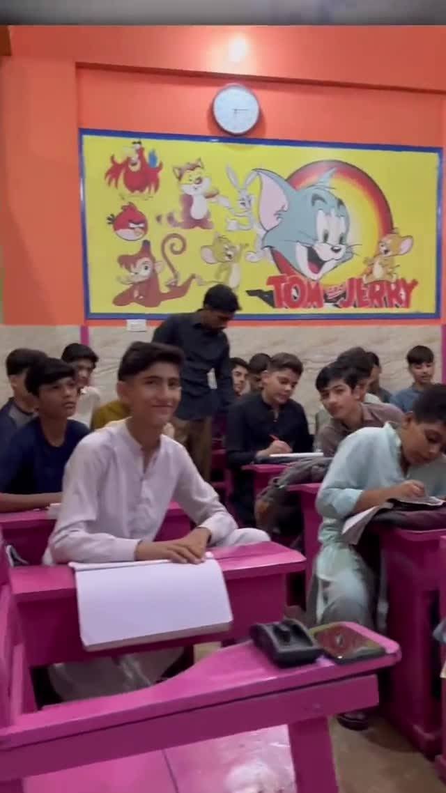 Students in class
